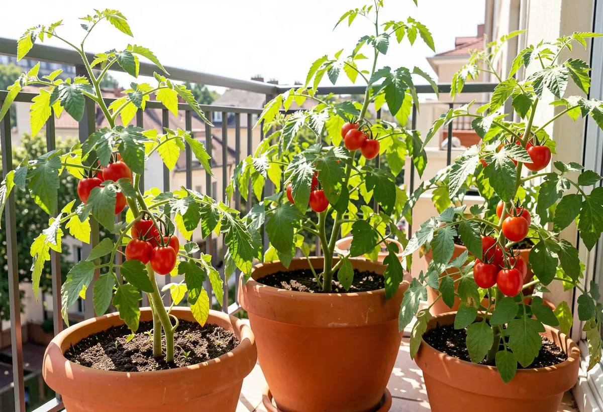 Des tomates sur le balcon : l'erreur classique qui ruine la récolte des débutants